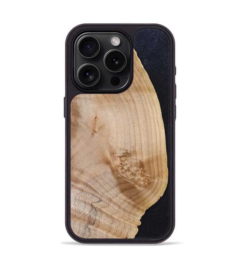 iPhone 15 Pro Wood Phone Case - Sharla (Wood Burl, 830820)