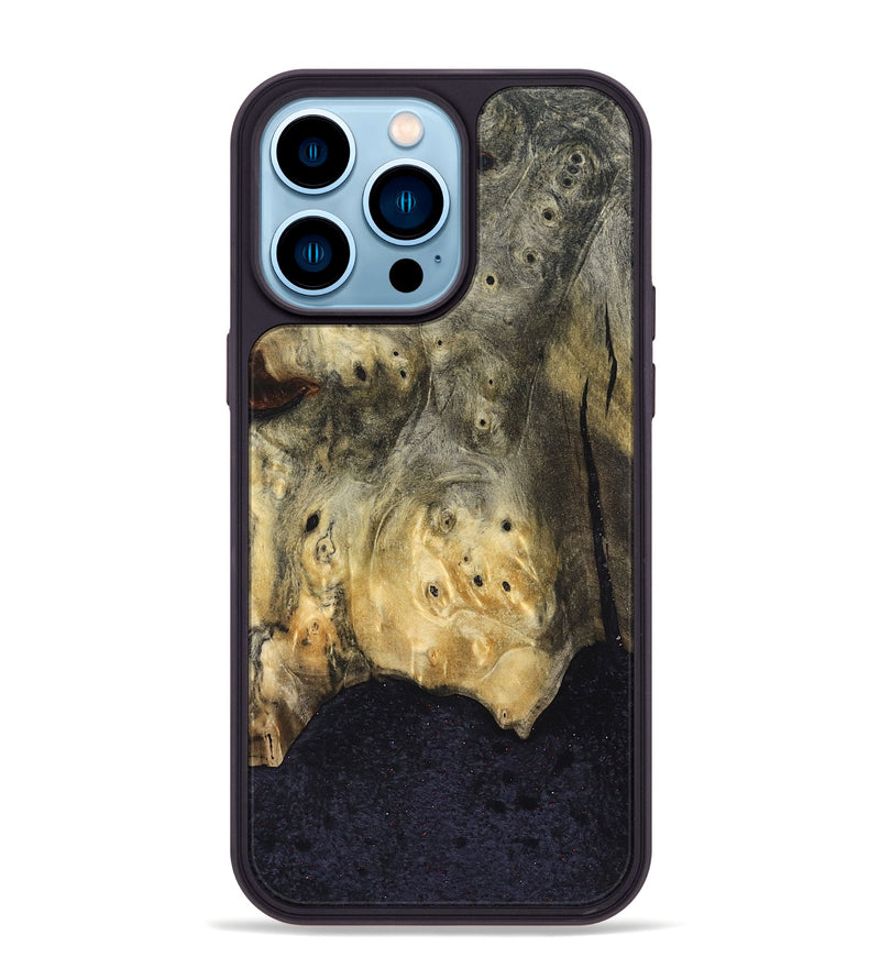 iPhone 14 Pro Max Wood Phone Case - Wilford (Wood Burl, 830821)