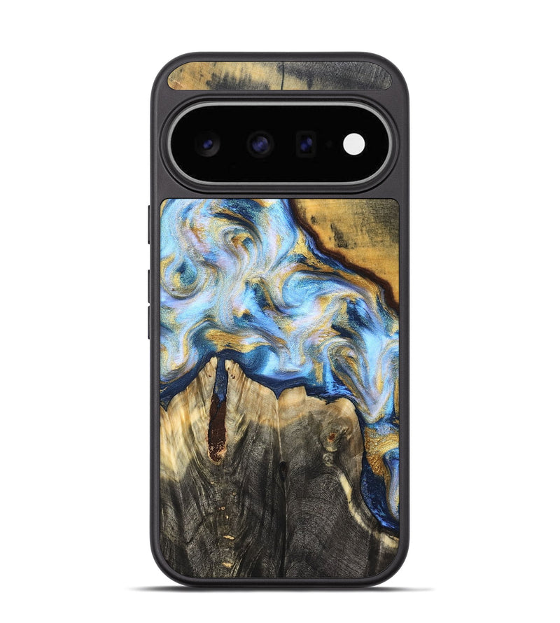 Pixel 11 Wood Phone Case - Dora (Teal & Gold, 830822)