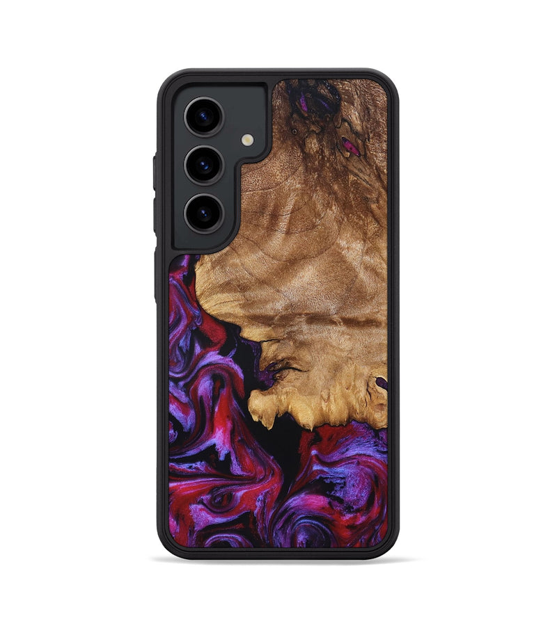 Galaxy S24 Wood Phone Case - Joselyn (Purple, 830834)
