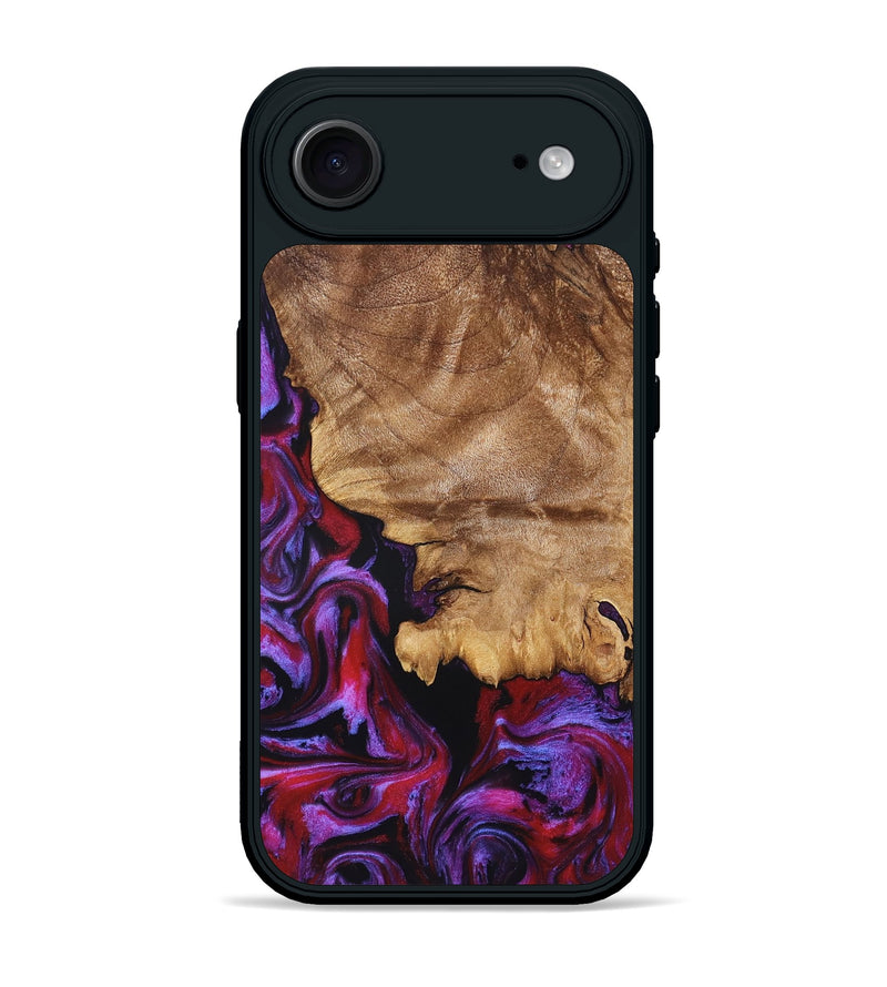 iPhone 17 Air Wood Phone Case - Joselyn (Purple, 830834)