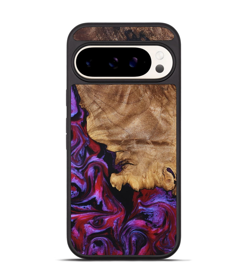 Pixel 9 Pro Wood Phone Case - Joselyn (Purple, 830834)