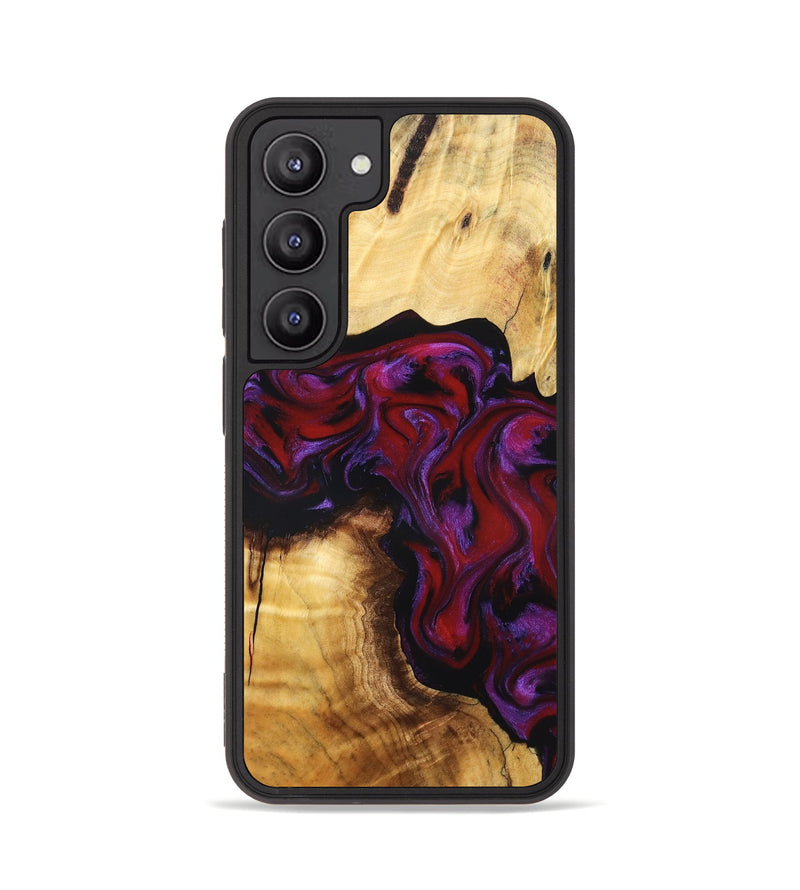 Galaxy S23 Wood Phone Case - Taniyah (Red, 830835)