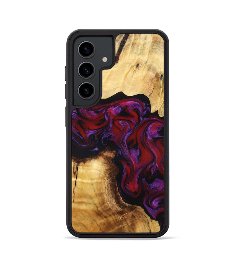 Galaxy S24 Wood Phone Case - Taniyah (Red, 830835)
