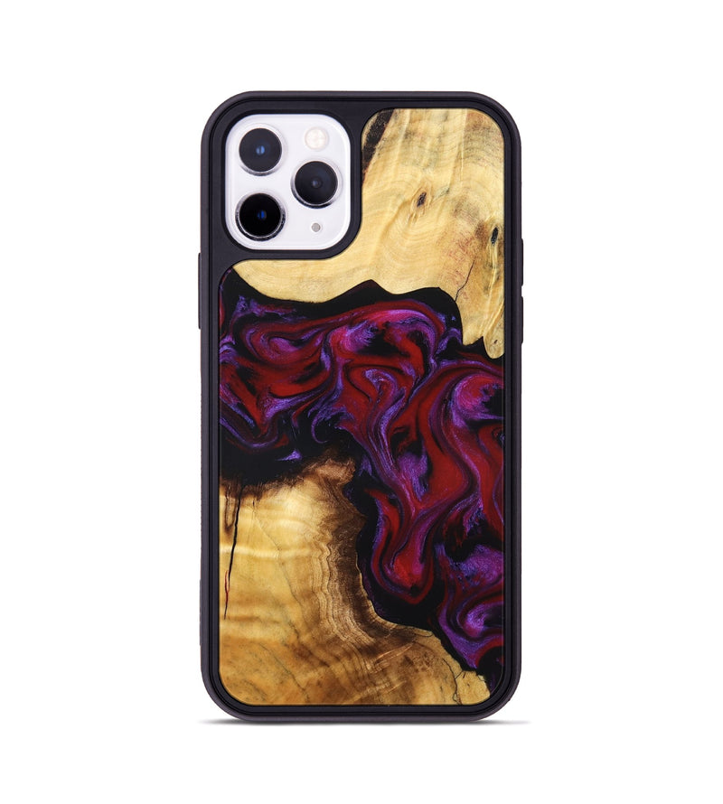 iPhone 11 Pro Wood Phone Case - Taniyah (Red, 830835)