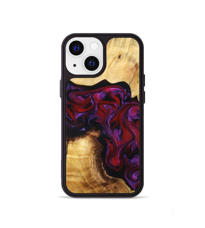 iPhone 13 mini Wood Phone Case - Taniyah (Red, 830835)
