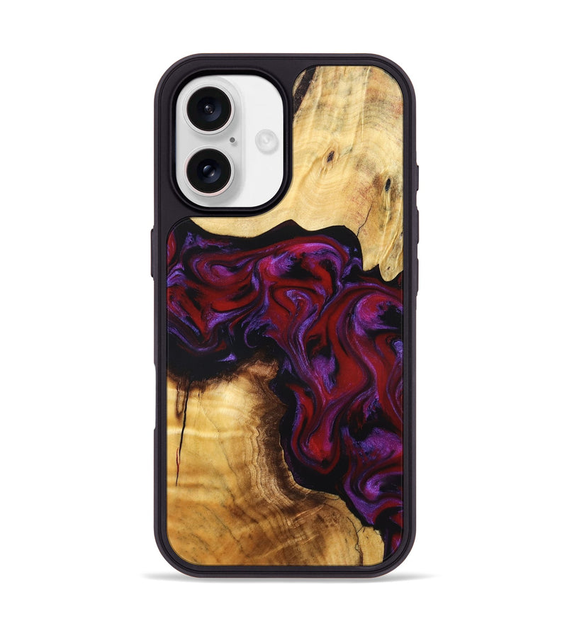 iPhone 17 Wood Phone Case - Taniyah (Red, 830835)