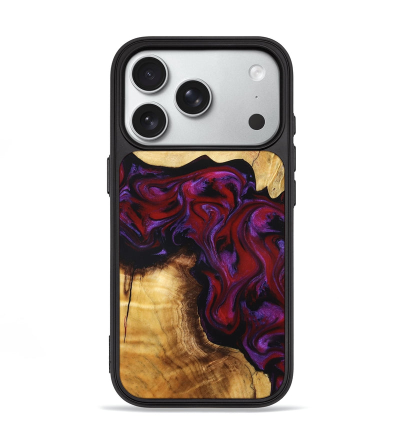 iPhone 18 Pro Wood Phone Case - Taniyah (Red, 830835)