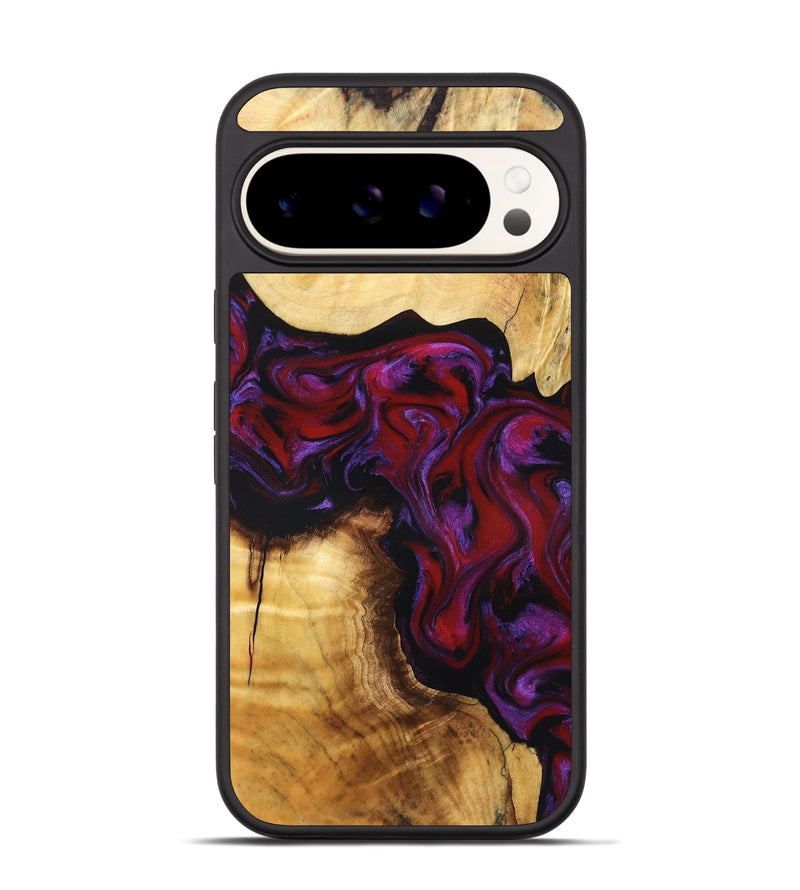 Pixel 9 Pro Wood Phone Case - Taniyah (Red, 830835)