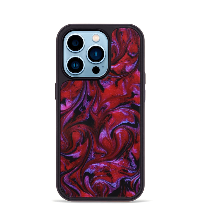 iPhone 14 Pro ResinArt Phone Case - Lilah (Ancient Olive, 830836)