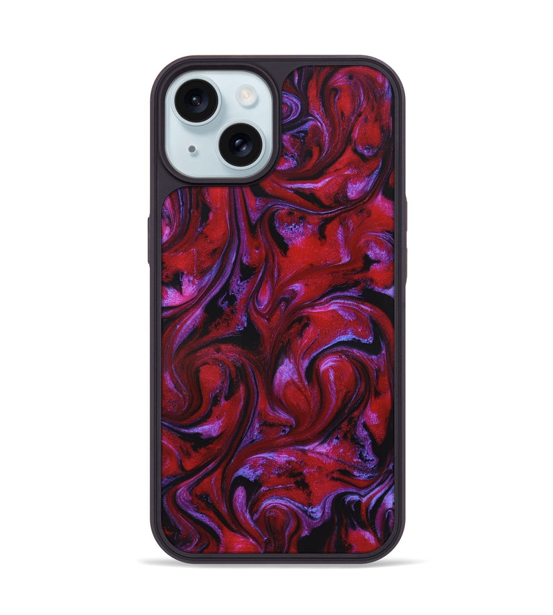 iPhone 15 ResinArt Phone Case - Lilah (Ancient Olive, 830836)