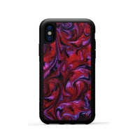 iPhone Xs ResinArt Phone Case - Lilah (Ancient Olive, 830836)