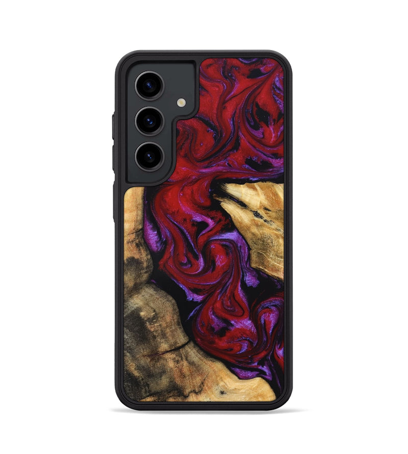 Galaxy S24 Wood Phone Case - Saige (Red, 830837)