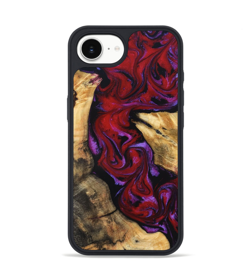 iPhone 17e Wood Phone Case - Saige (Red, 830837)