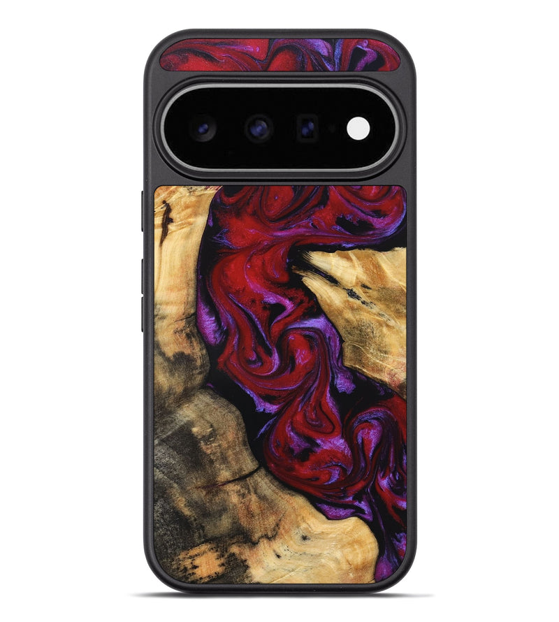 Pixel 11 Pro XL Wood Phone Case - Saige (Red, 830837)