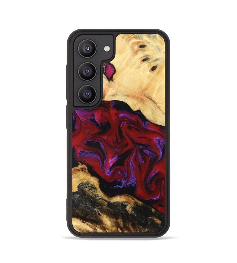 Galaxy S23 Wood Phone Case - Miley (Red, 830839)