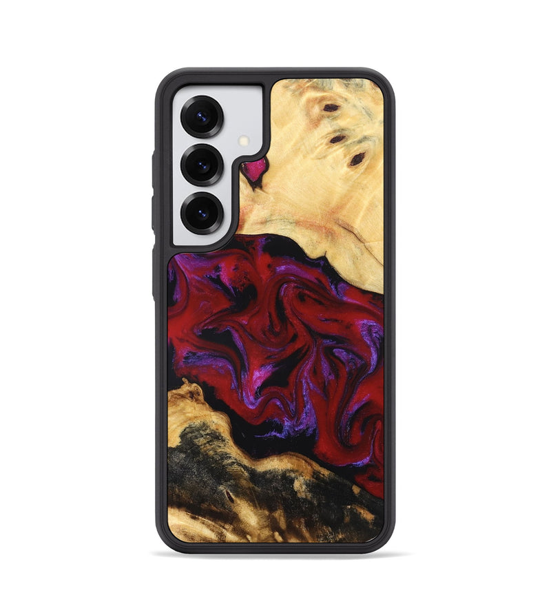 Galaxy S25 Wood Phone Case - Miley (Red, 830839)