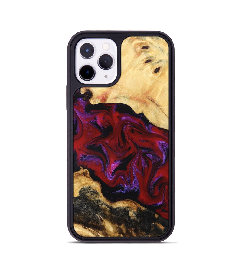 iPhone 11 Pro Wood Phone Case - Miley (Red, 830839)