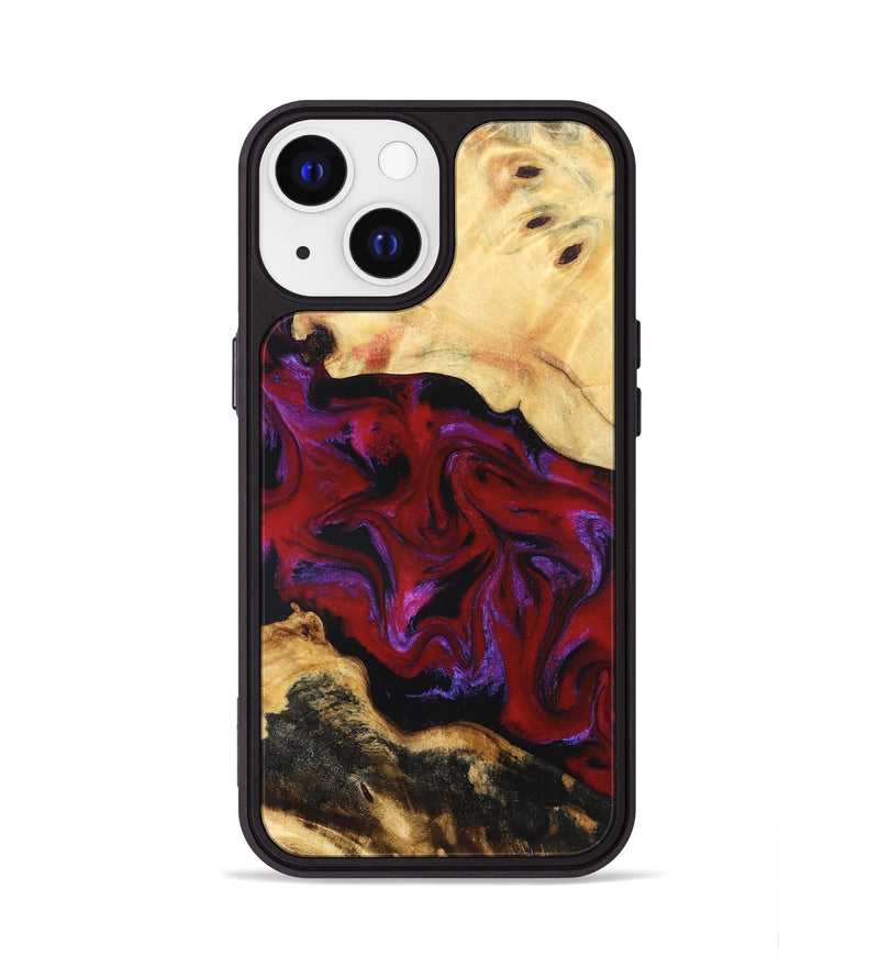 iPhone 13 Wood Phone Case - Miley (Red, 830839)