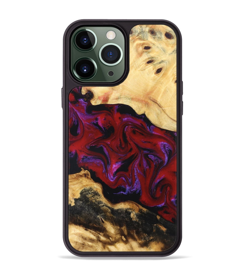 iPhone 13 Pro Max Wood Phone Case - Miley (Red, 830839)