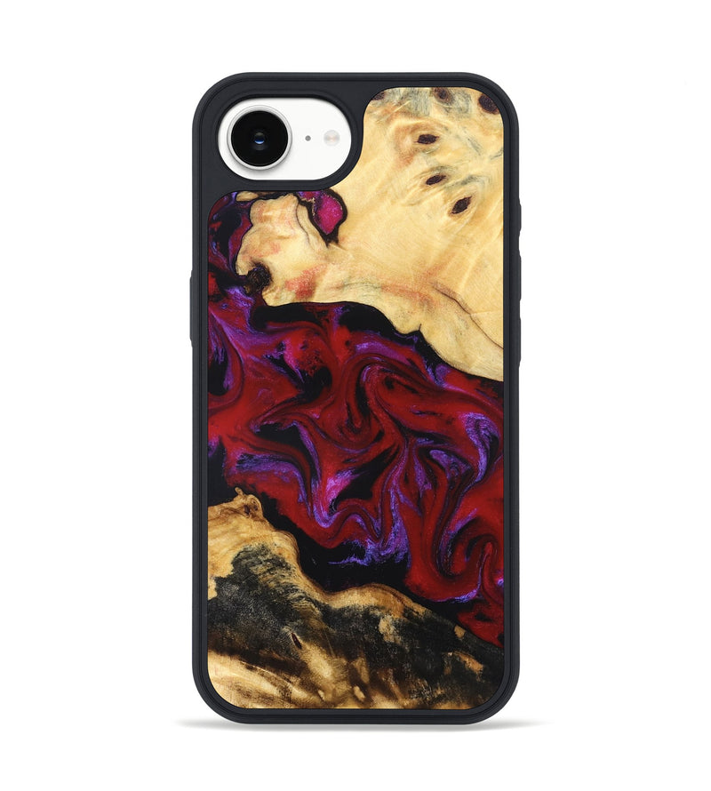 iPhone 16e Wood Phone Case - Miley (Red, 830839)
