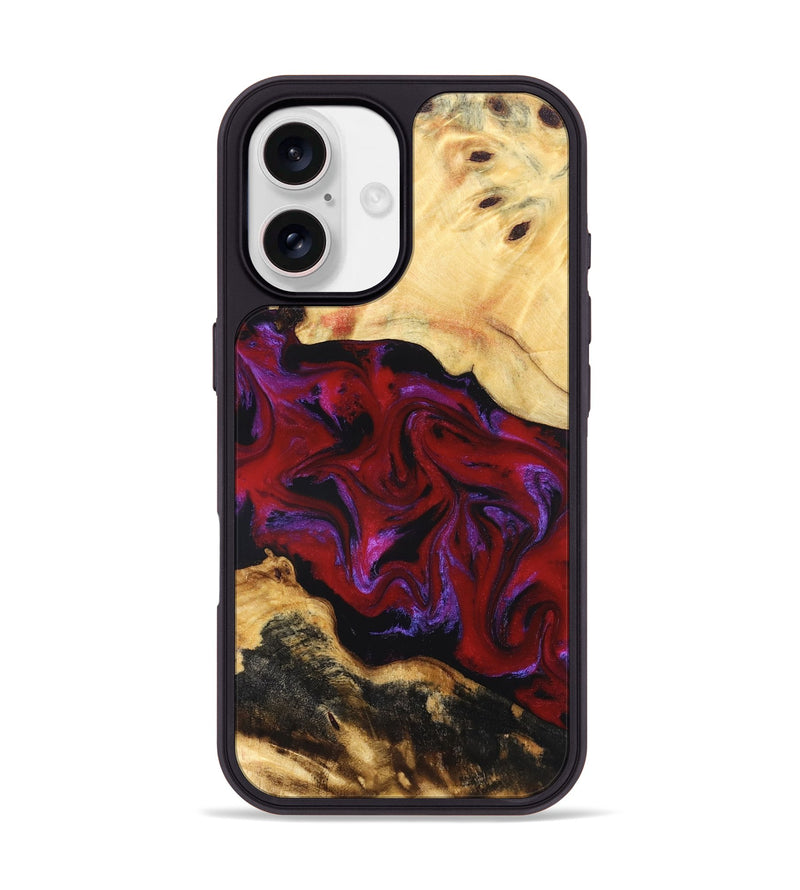 iPhone 17 Wood Phone Case - Miley (Red, 830839)