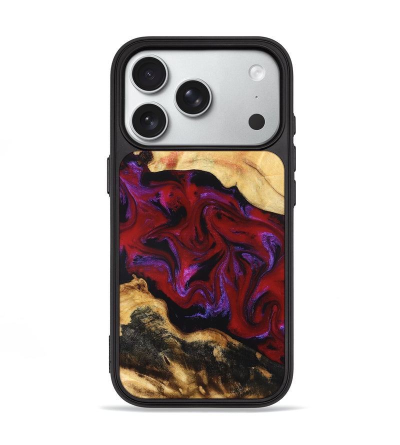 iPhone 18 Pro Wood Phone Case - Miley (Red, 830839)