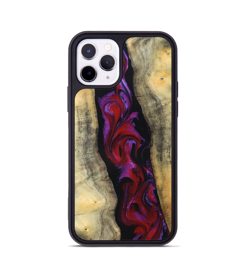 iPhone 11 Pro Wood Phone Case - Marilee (Red, 830840)