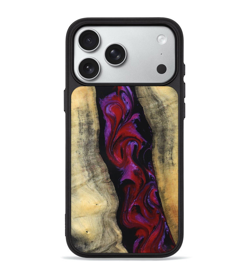 iPhone 18 Pro Max Wood Phone Case - Marilee (Red, 830840)