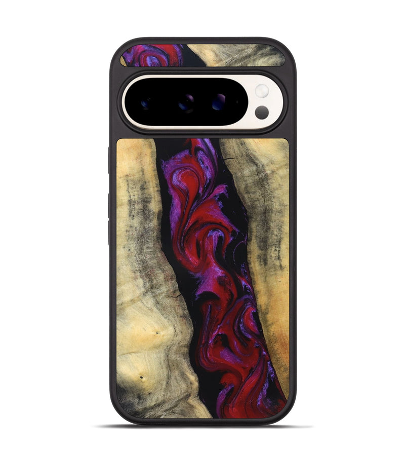 Pixel 9 Pro Wood Phone Case - Marilee (Red, 830840)