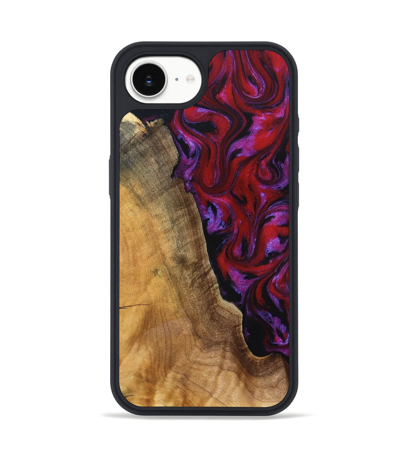 iPhone 17e Wood Phone Case - Miles (Red, 830841)