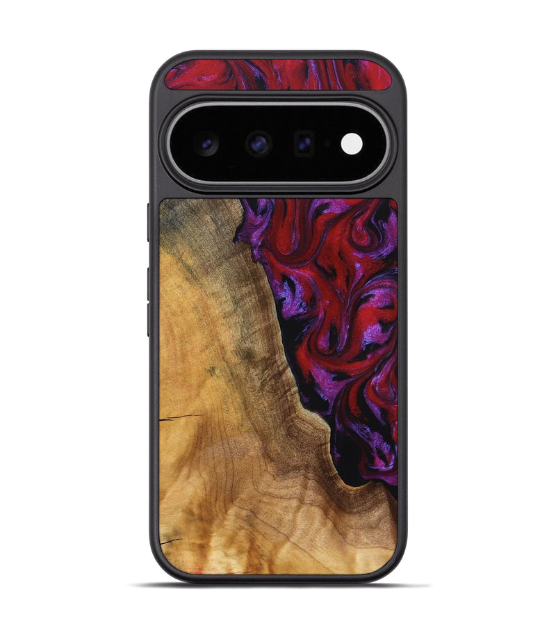 Pixel 11 Pro Wood Phone Case - Miles (Red, 830841)