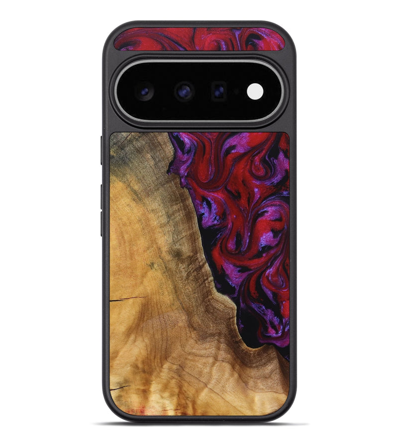Pixel 11 Pro XL Wood Phone Case - Miles (Red, 830841)