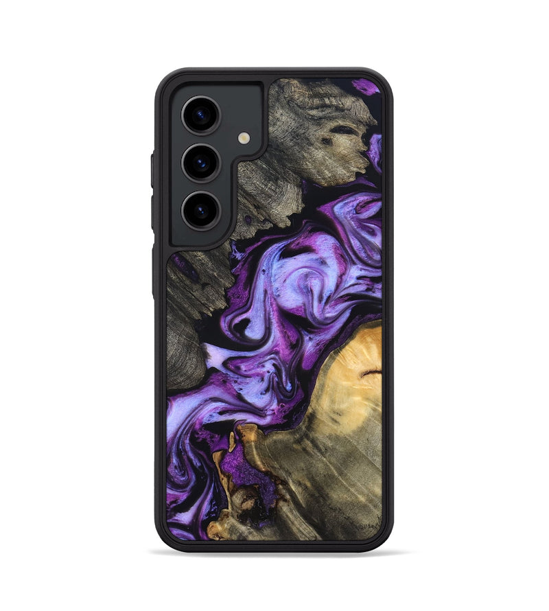 Galaxy S24 Wood Phone Case - Ester (Purple, 830843)