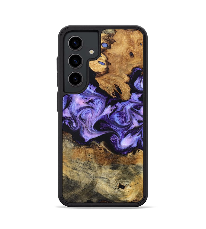 Galaxy S24 Wood Phone Case - Lovie (Purple, 830845)