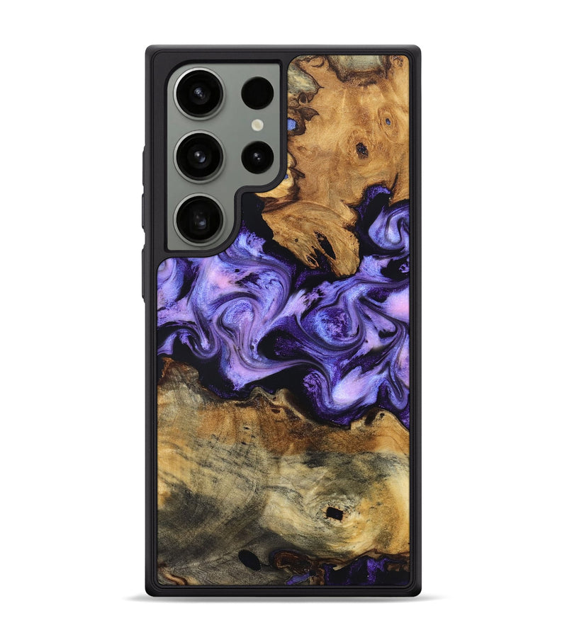 Galaxy S24 Ultra Wood Phone Case - Lovie (Purple, 830845)