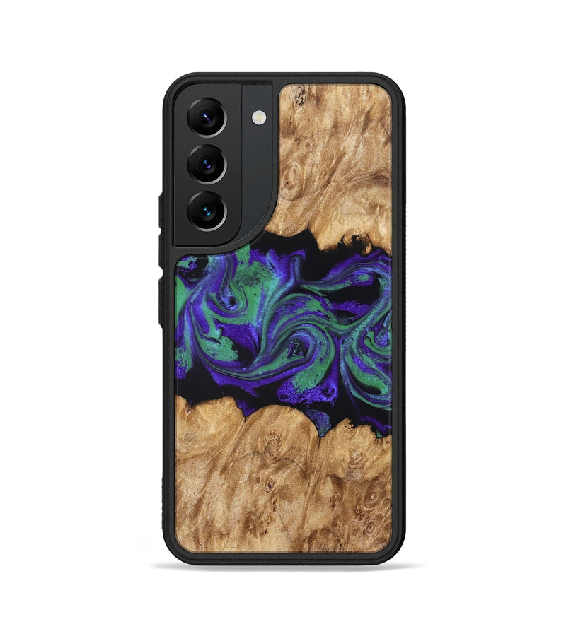 Galaxy S22 Wood Phone Case - Daja (Purple, 830846)