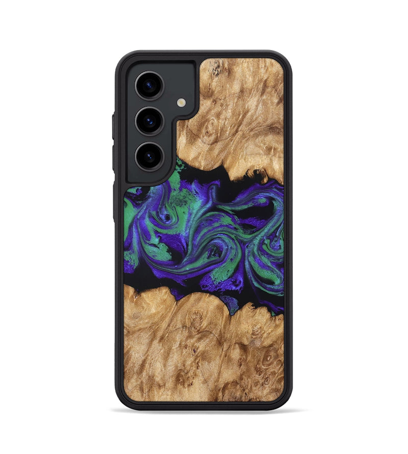 Galaxy S24 Wood Phone Case - Daja (Purple, 830846)