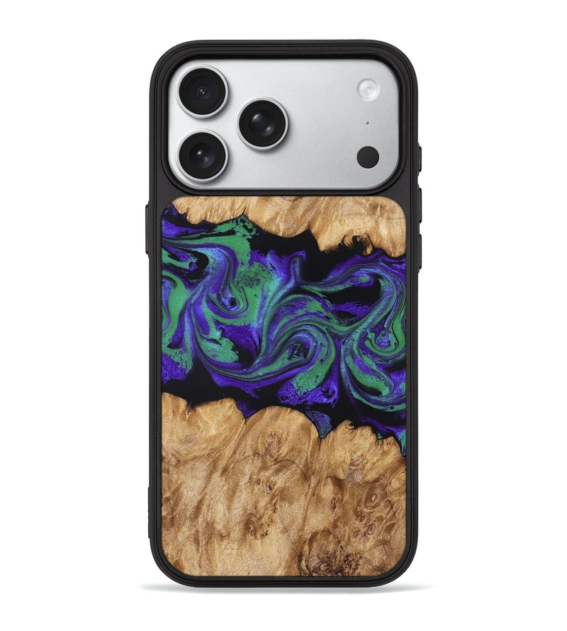 iPhone 18 Pro Max Wood Phone Case - Daja (Purple, 830846)