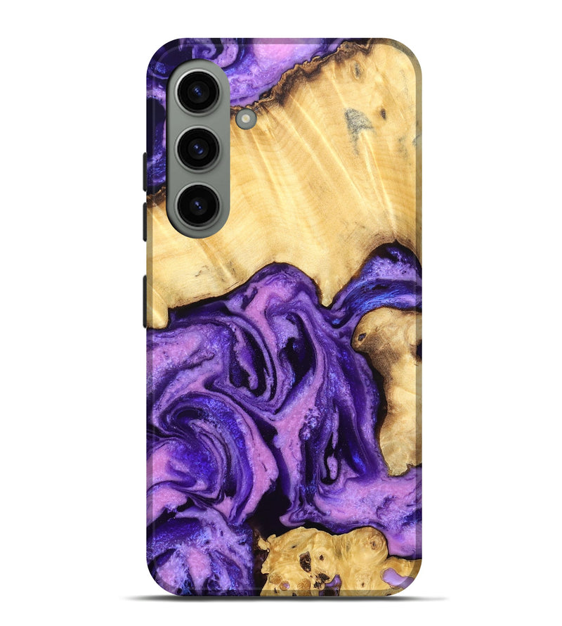 Galaxy S24 Plus Wood Live Edge Phone Case - Dudley (Purple, 830858)