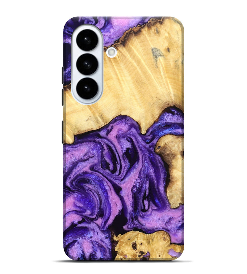 Galaxy S26 Plus Wood Live Edge Phone Case - Dudley (Purple, 830858)