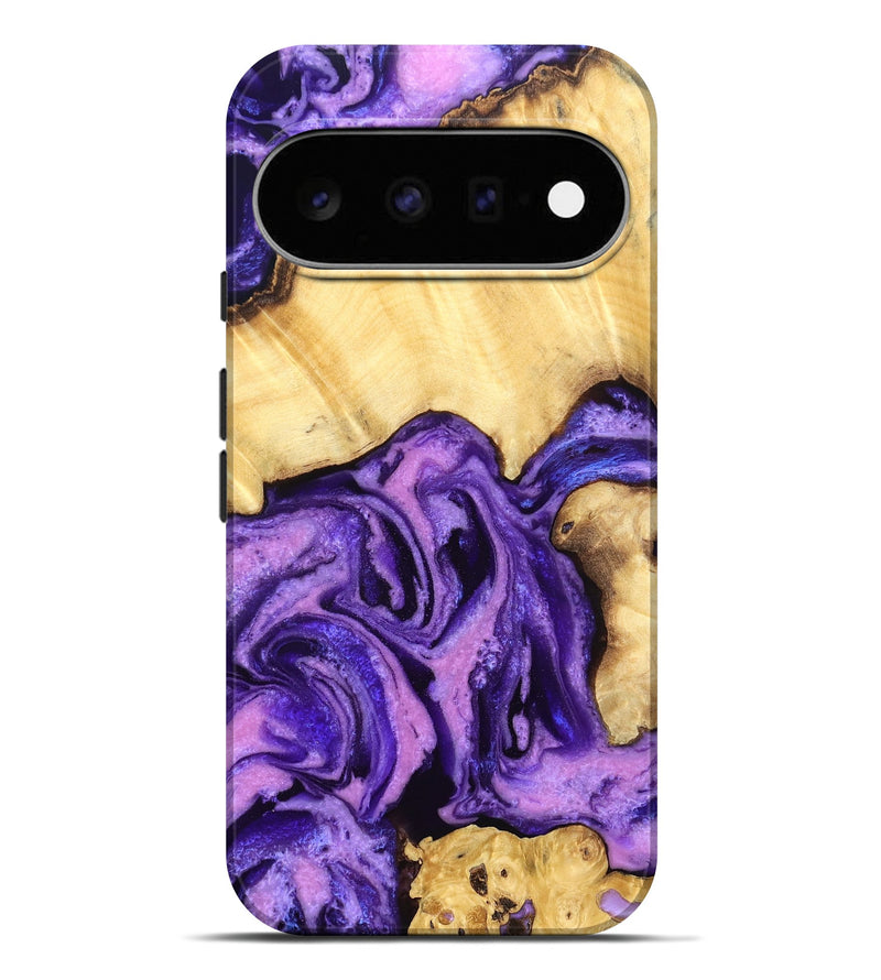 Pixel 11 Pro XL Wood Live Edge Phone Case - Dudley (Purple, 830858)
