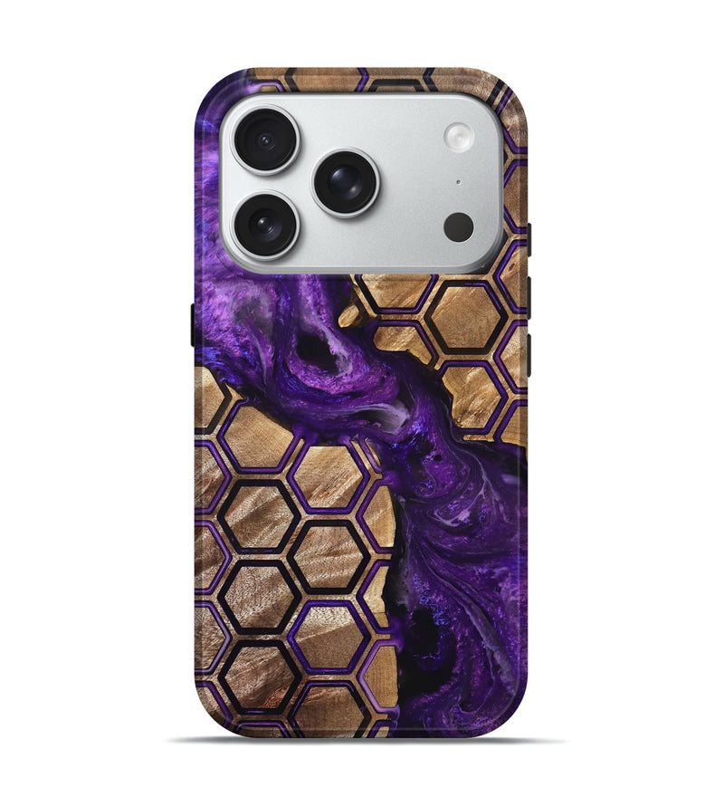 iPhone 18 Pro Wood Live Edge Phone Case - Eulalia (Pattern, 830862)