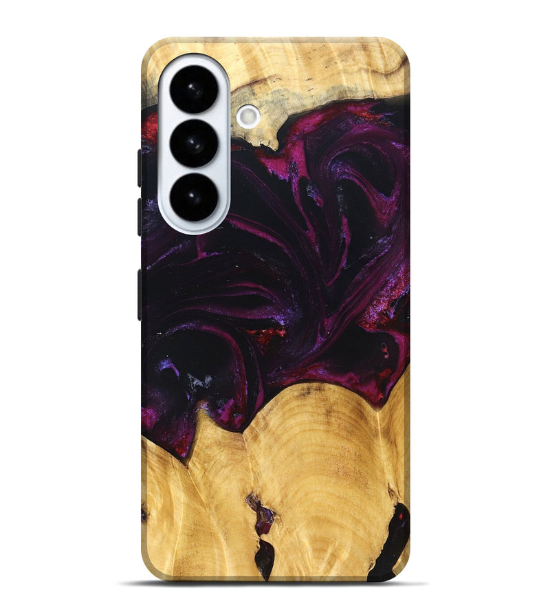 Galaxy S26 Plus Wood Live Edge Phone Case - Oaklyn (Purple, 830863)