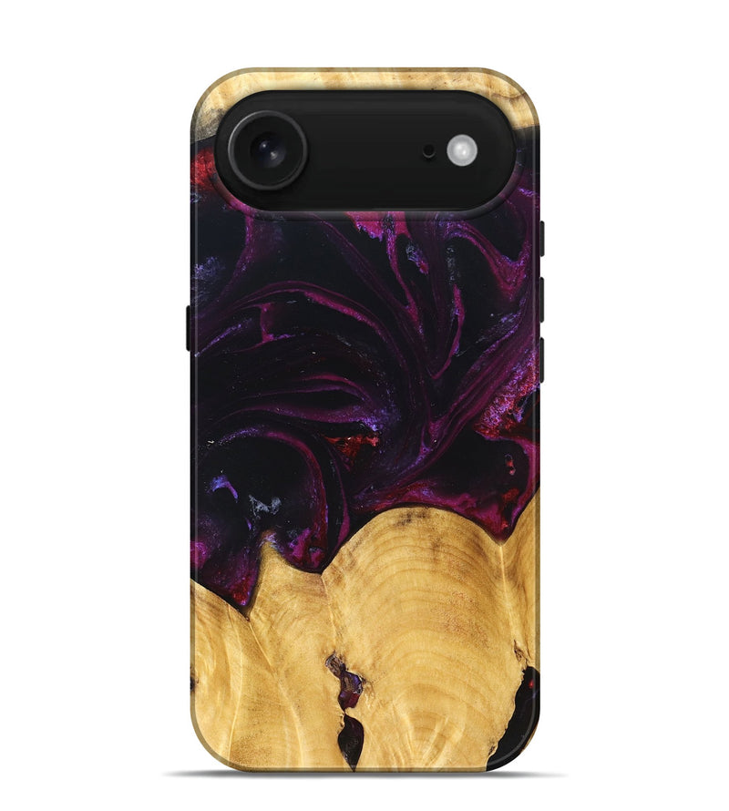 iPhone 17 Air Wood Live Edge Phone Case - Oaklyn (Purple, 830863)