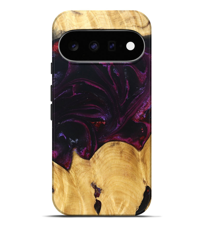 Pixel 11 Pro XL Wood Live Edge Phone Case - Oaklyn (Purple, 830863)