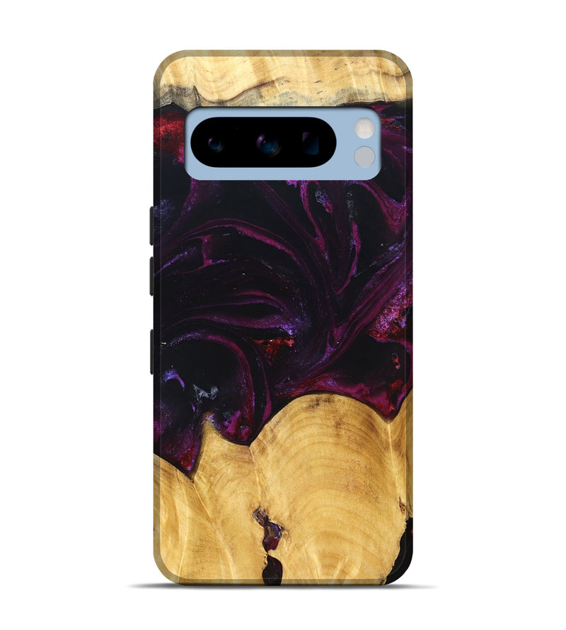 Pixel 8 Pro Wood Live Edge Phone Case - Oaklyn (Purple, 830863)
