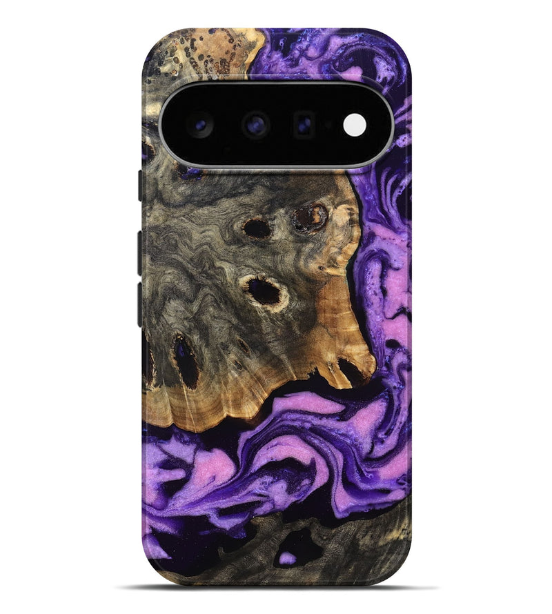 Pixel 11 Pro XL Wood Live Edge Phone Case - Edison (Purple, 830869)