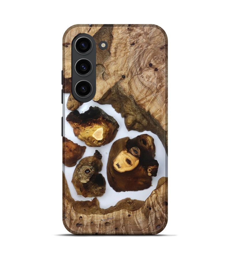 Galaxy S23 Wood Live Edge Phone Case - Hildred (Clear, 830874)