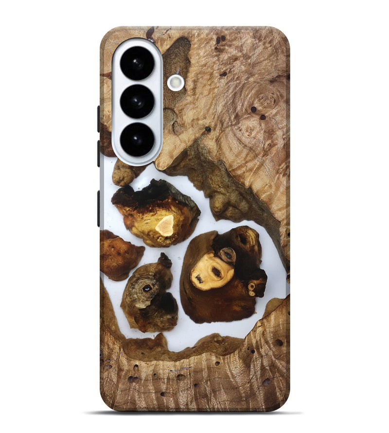 Galaxy S26 Plus Wood Live Edge Phone Case - Hildred (Clear, 830874)